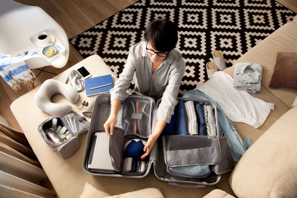 Packing Tip 1: Categorise and Organise Items for Travel Storage